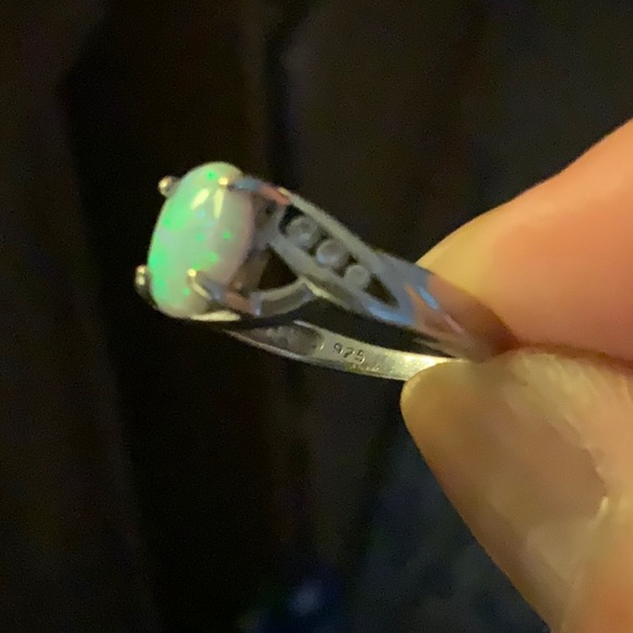 Charmed Aroma Candle Opal ring collection.   Also Avon Opal ring. - Picture 4 of 4